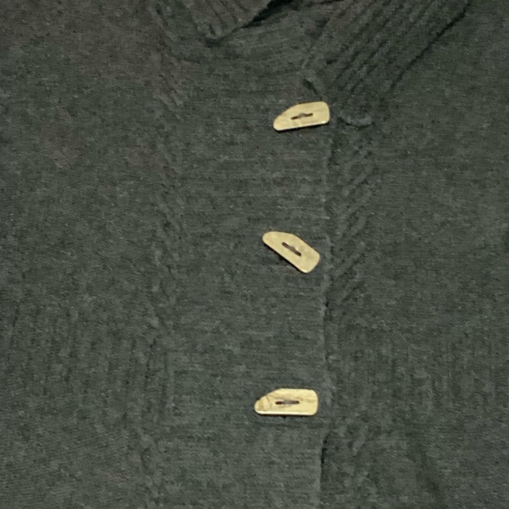 Eddie Bauer Gray Toggle Cardigan Sweater XL - Picture 3 of 13